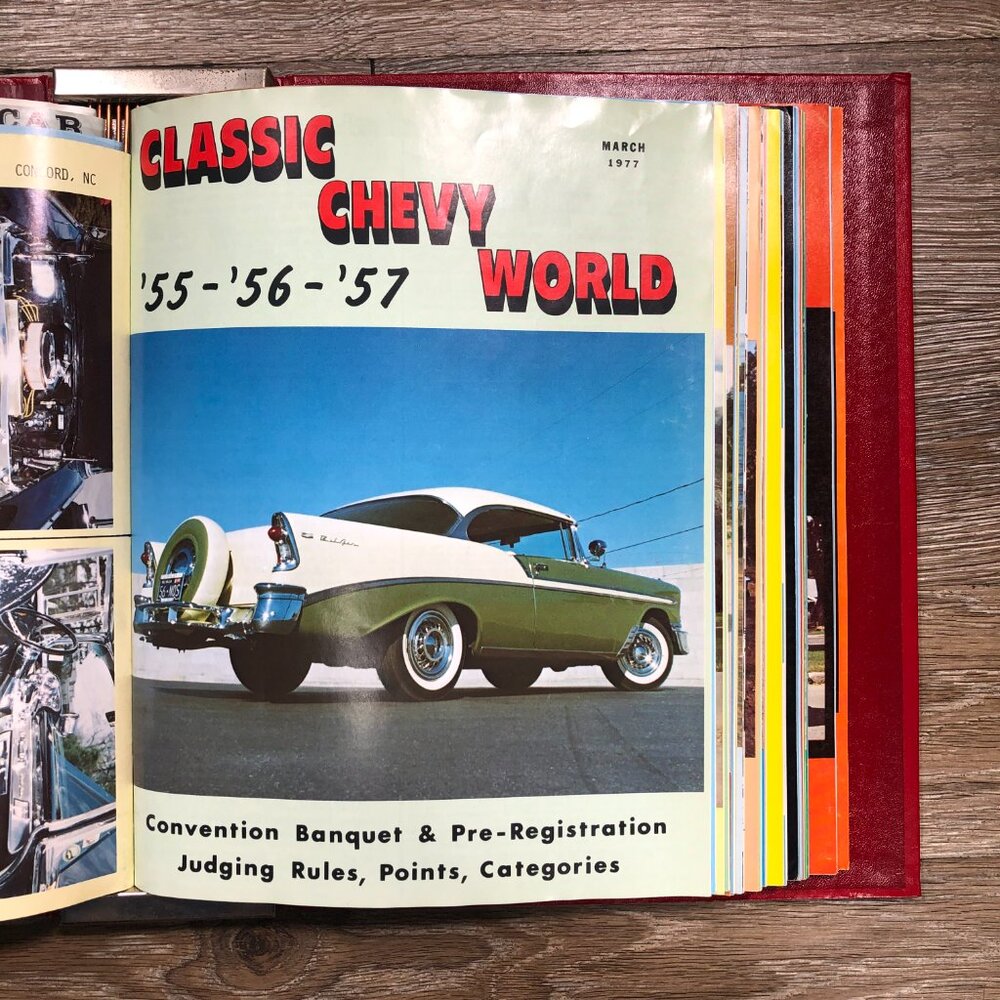 Classic Chevy World '55 '56 '57 Magazines Club Binder 21 Issues 1975-1979 - Picture 11 of 16